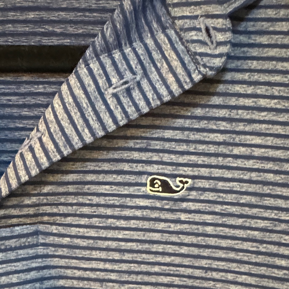 Vineyard Vines Blue Striped Polo - Picture 5 of 6